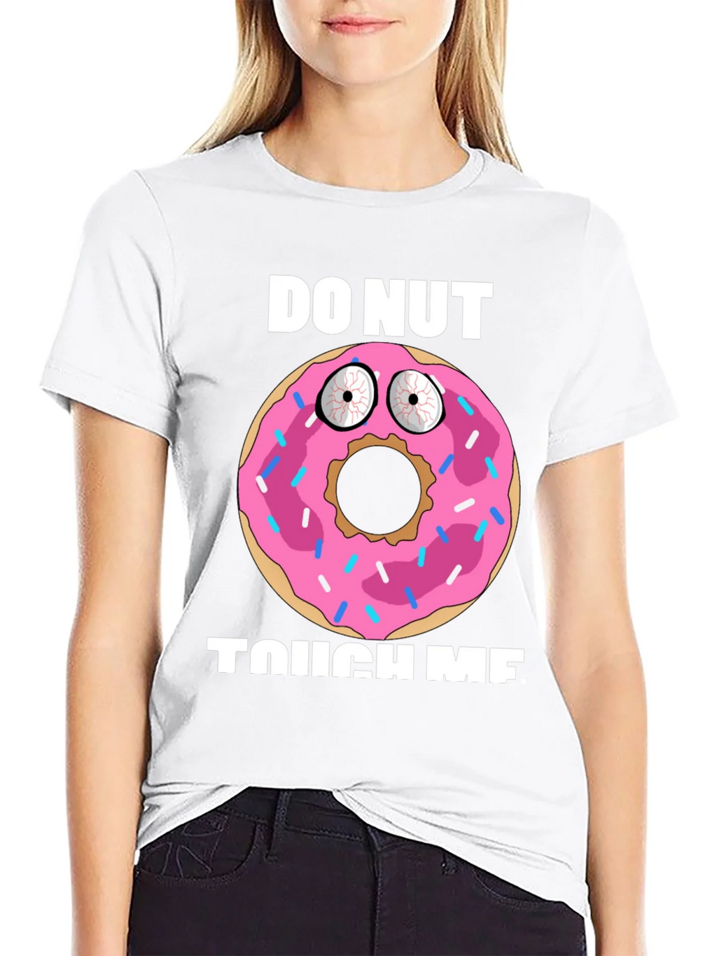 Funny Donut Graphic T-Shirt - Do Nut Touch Me! product image 8