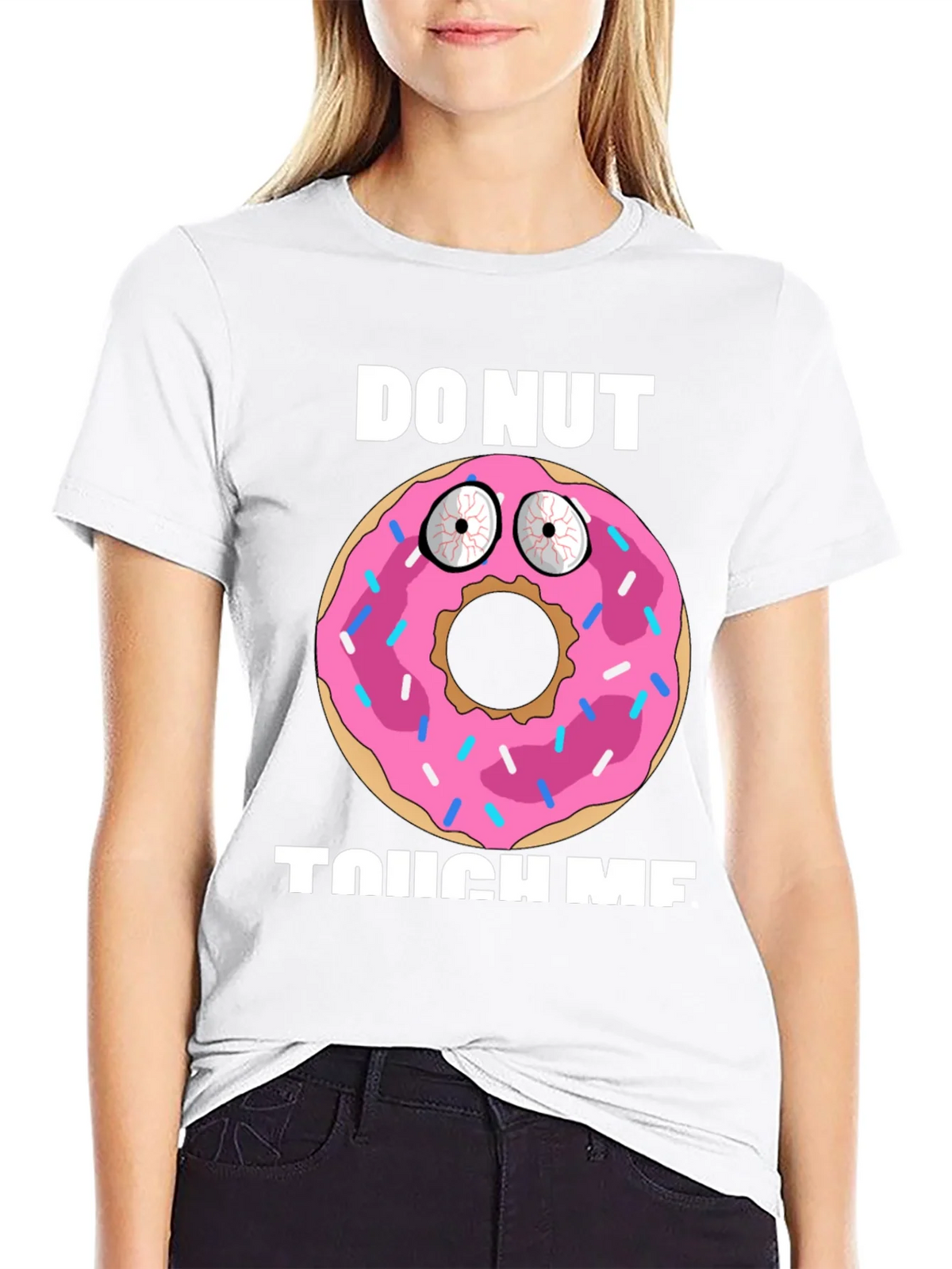 Funny Donut Graphic T-Shirt - Do Nut Touch Me! product image 8