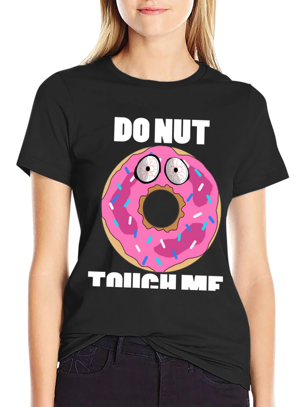 Funny Donut Graphic T-Shirt - Do Nut Touch Me! product image 2