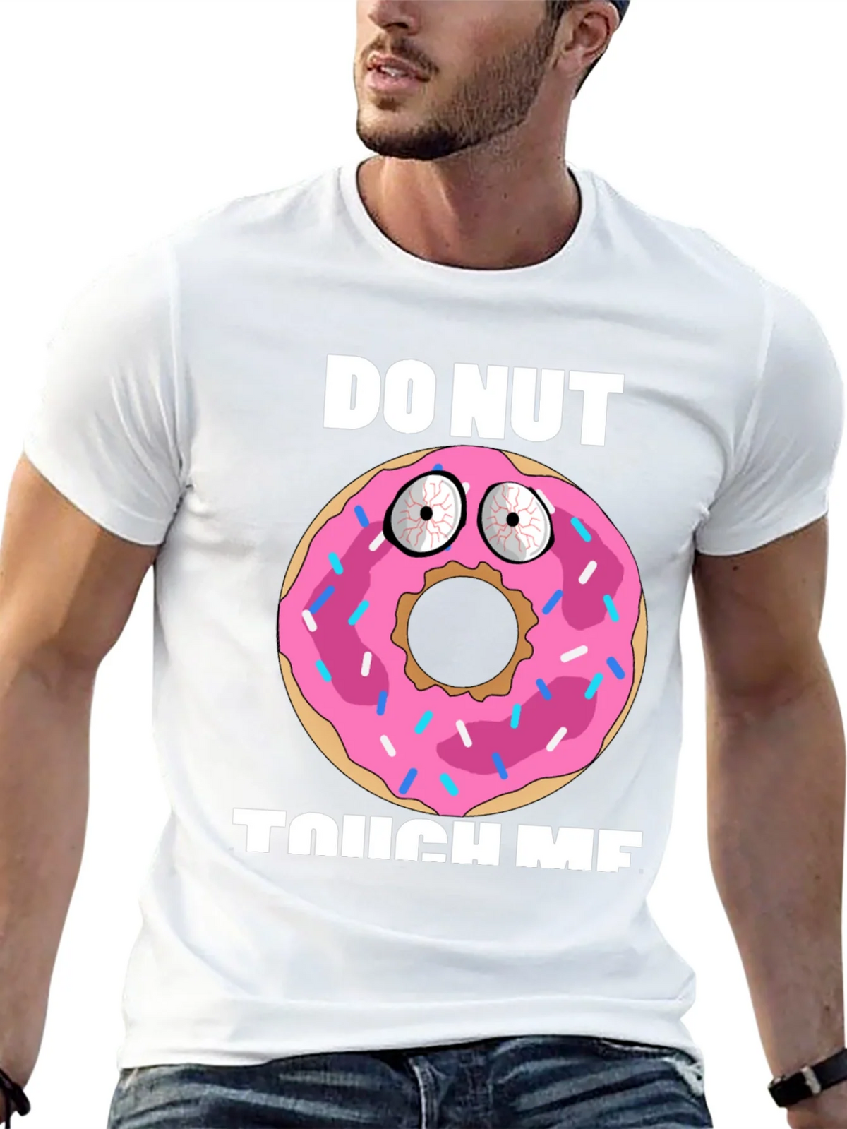 Funny Donut Graphic T-Shirt - Do Nut Touch Me! product image 12