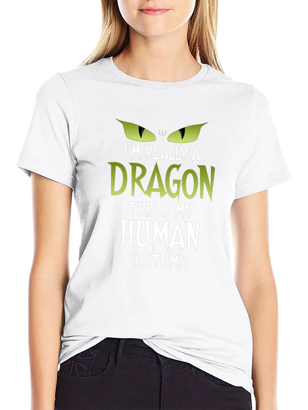 Im Really a Dragon Human Costume T-Shirt product image 8