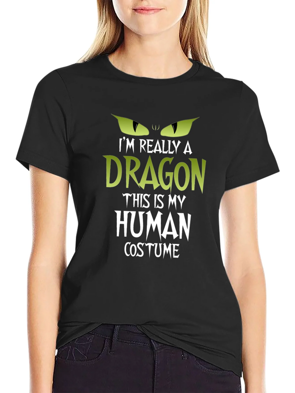 Im Really a Dragon Human Costume T-Shirt product image 2