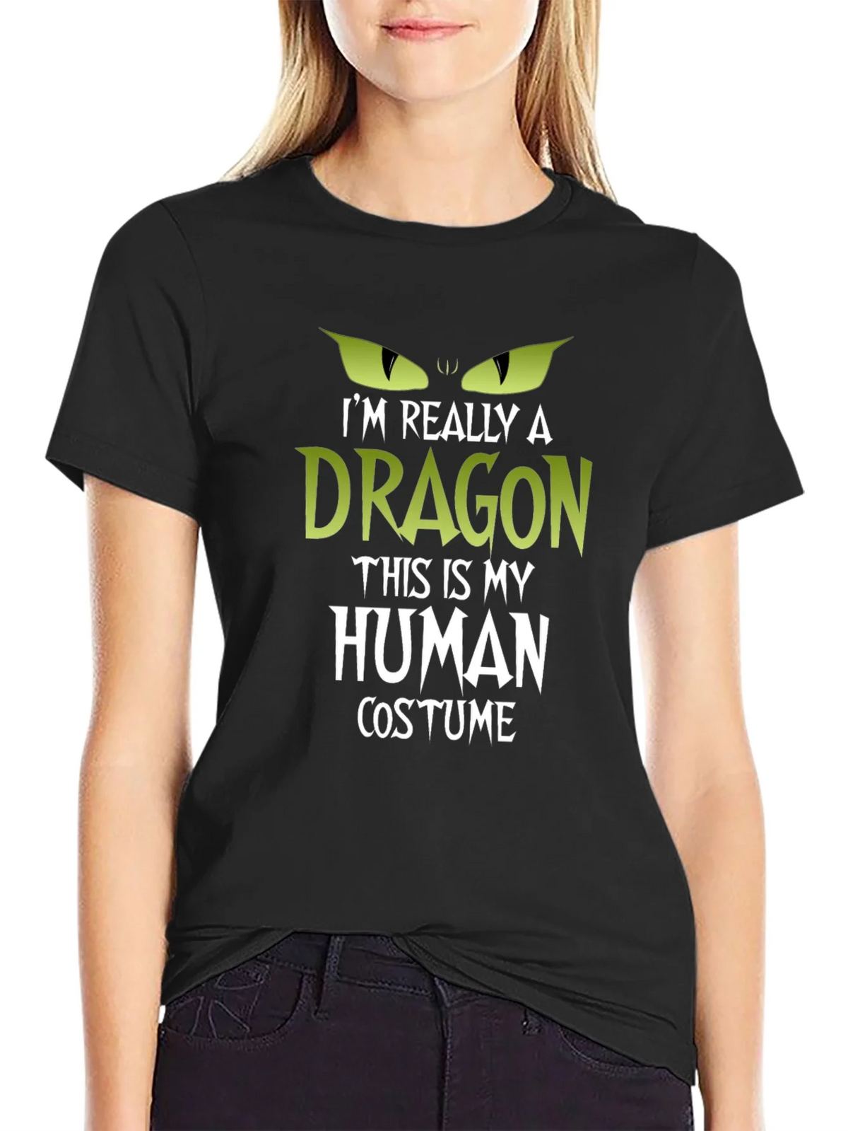 Im Really a Dragon Human Costume T-Shirt product image 2
