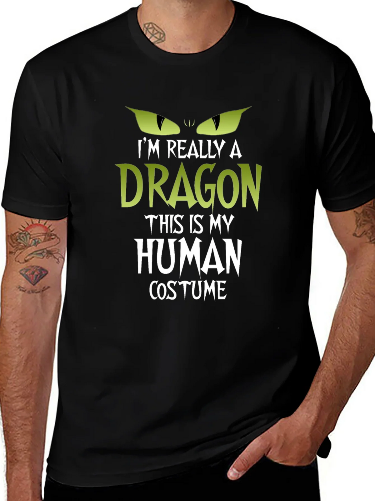Im Really a Dragon Human Costume T-Shirt product image 1