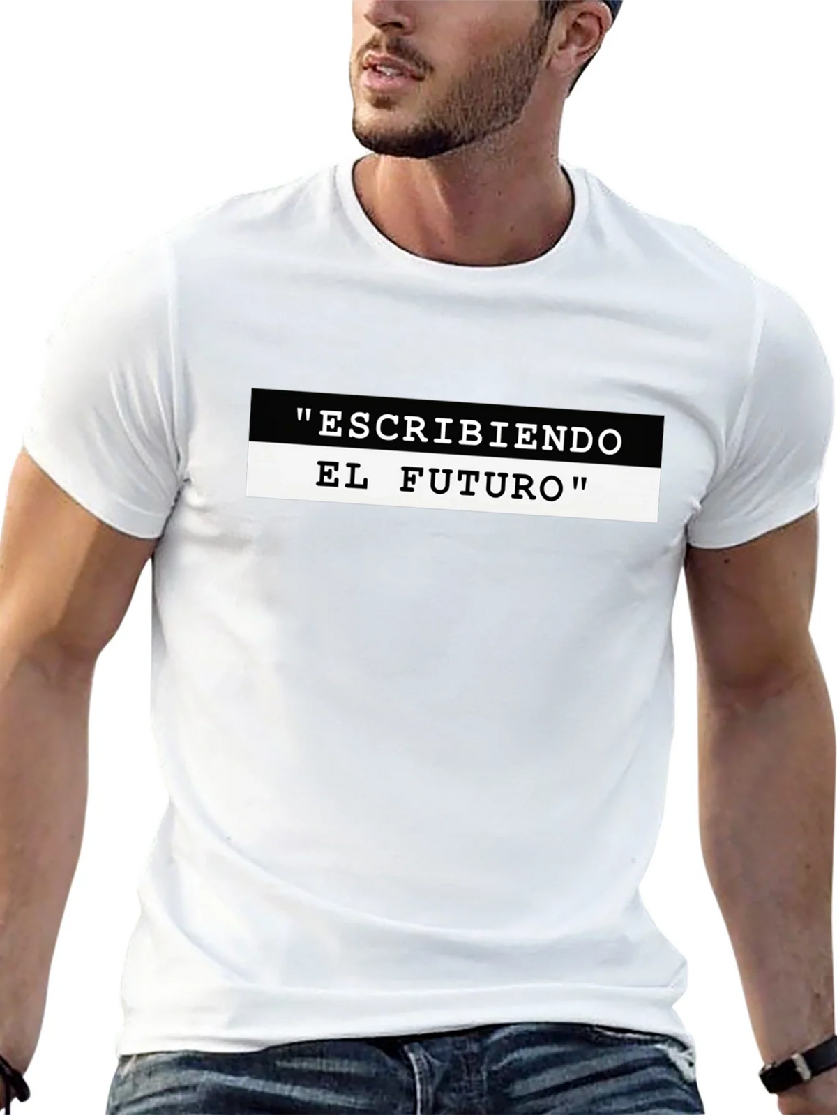 Escribiendo El Futuro Graphic T-Shirt - Black product image 11