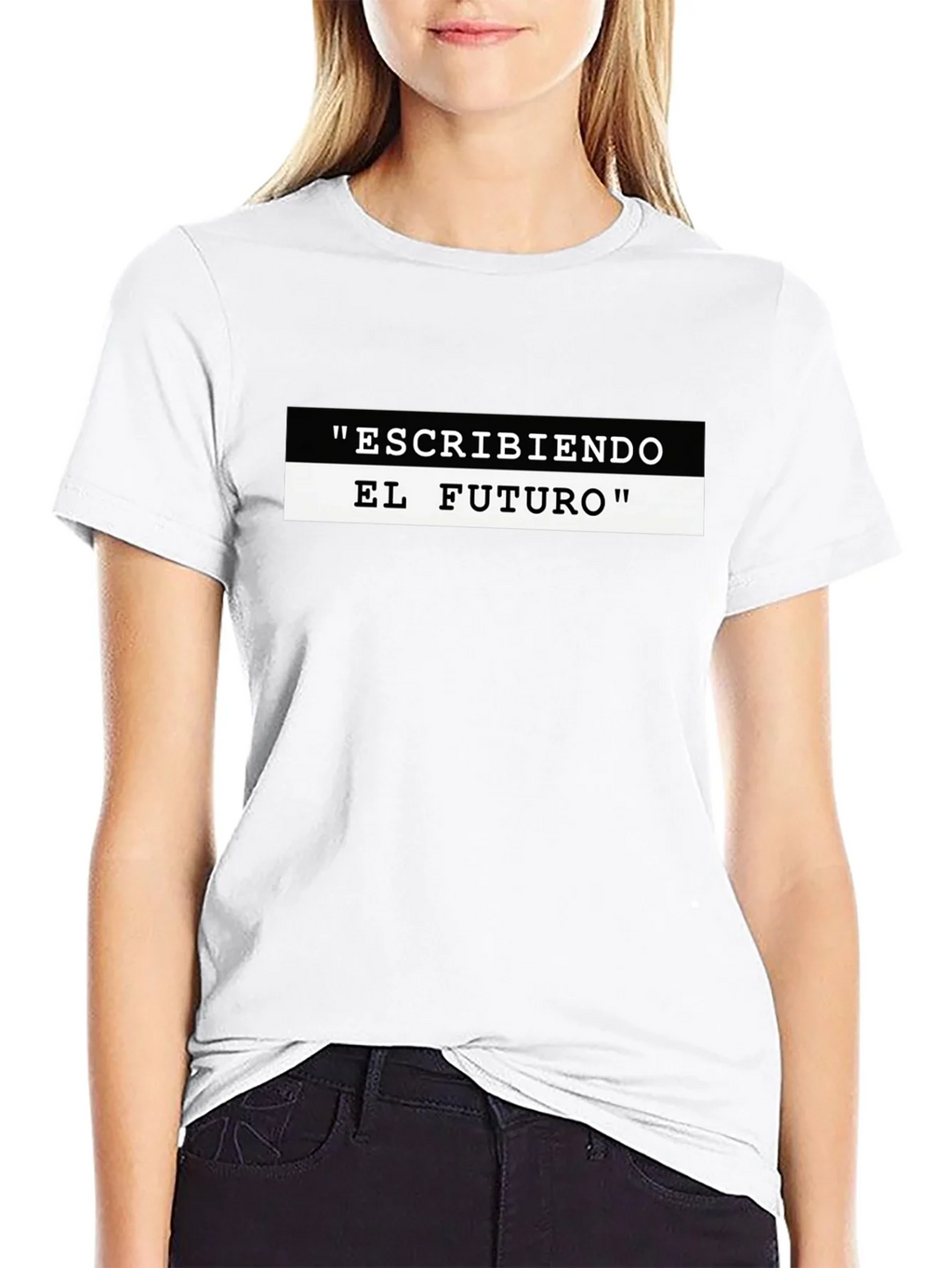 Escribiendo El Futuro Graphic T-Shirt - Black product image 7