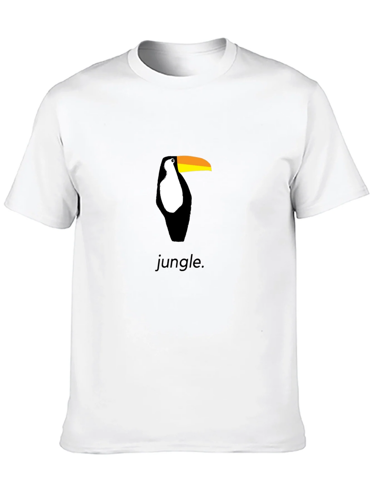 Toucan Jungle Graphic Tee - Black Cotton Shirt product image 9