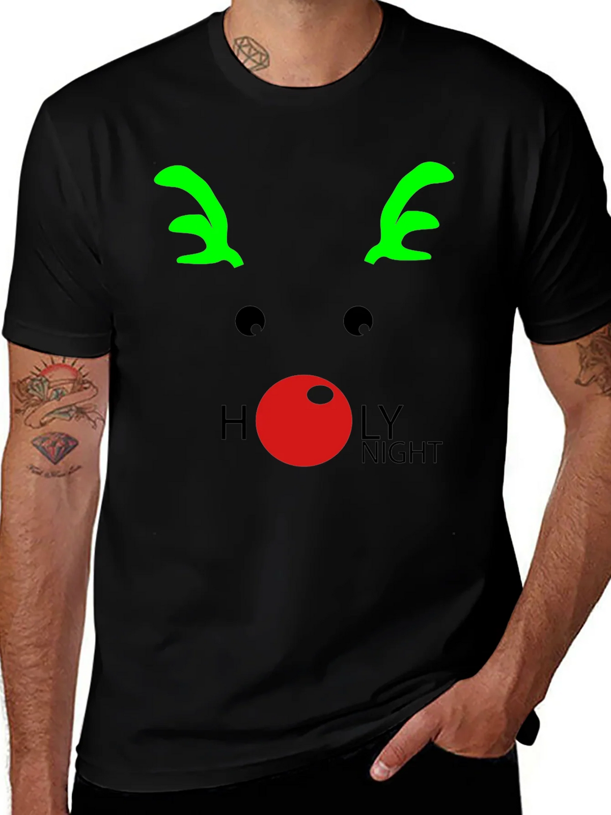 Reindeer Holy Night T-Shirt product image 1