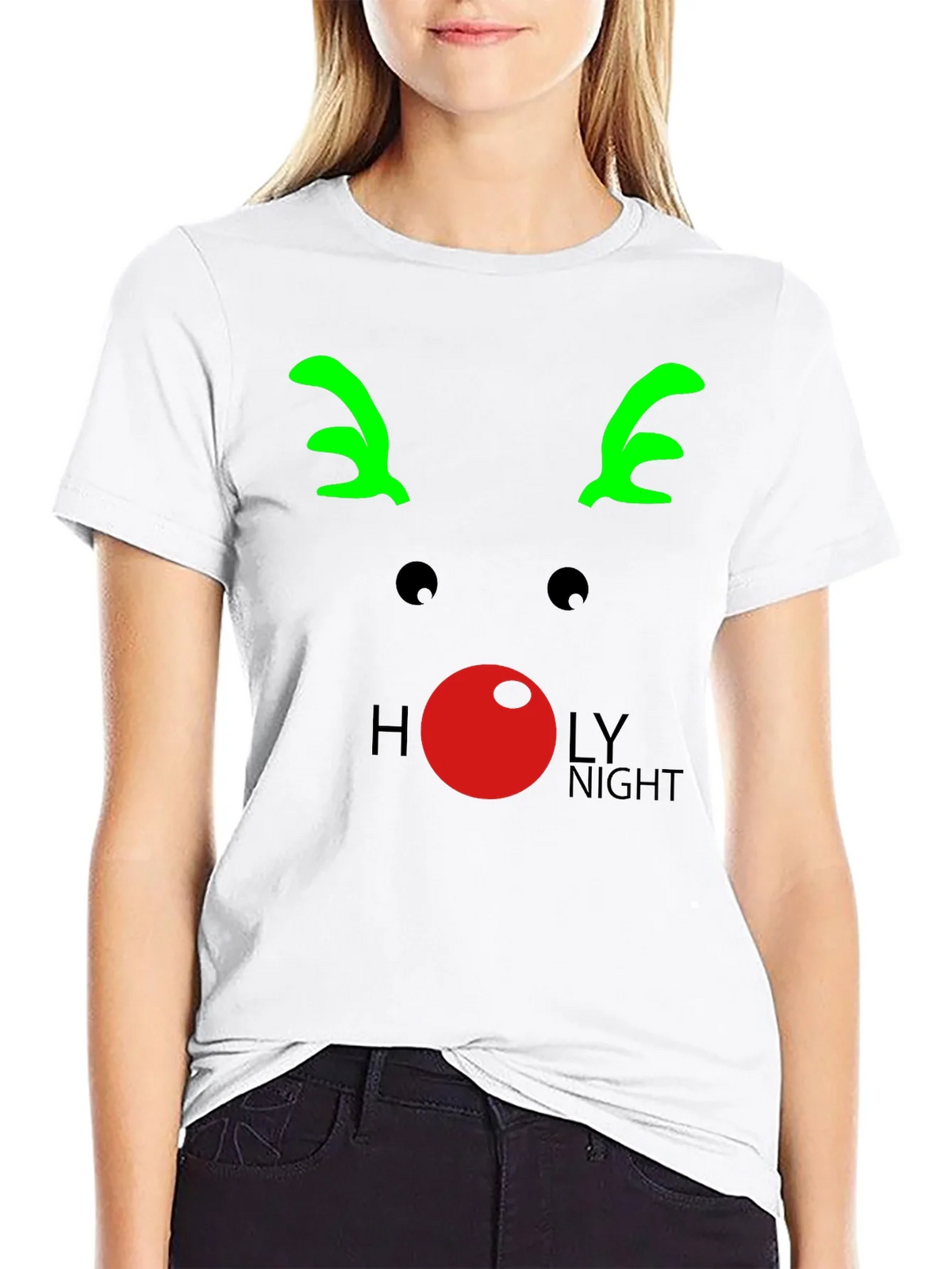 Reindeer Holy Night T-Shirt product image 8