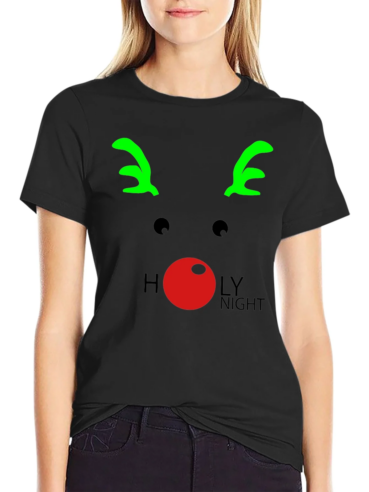 Reindeer Holy Night T-Shirt product image 2