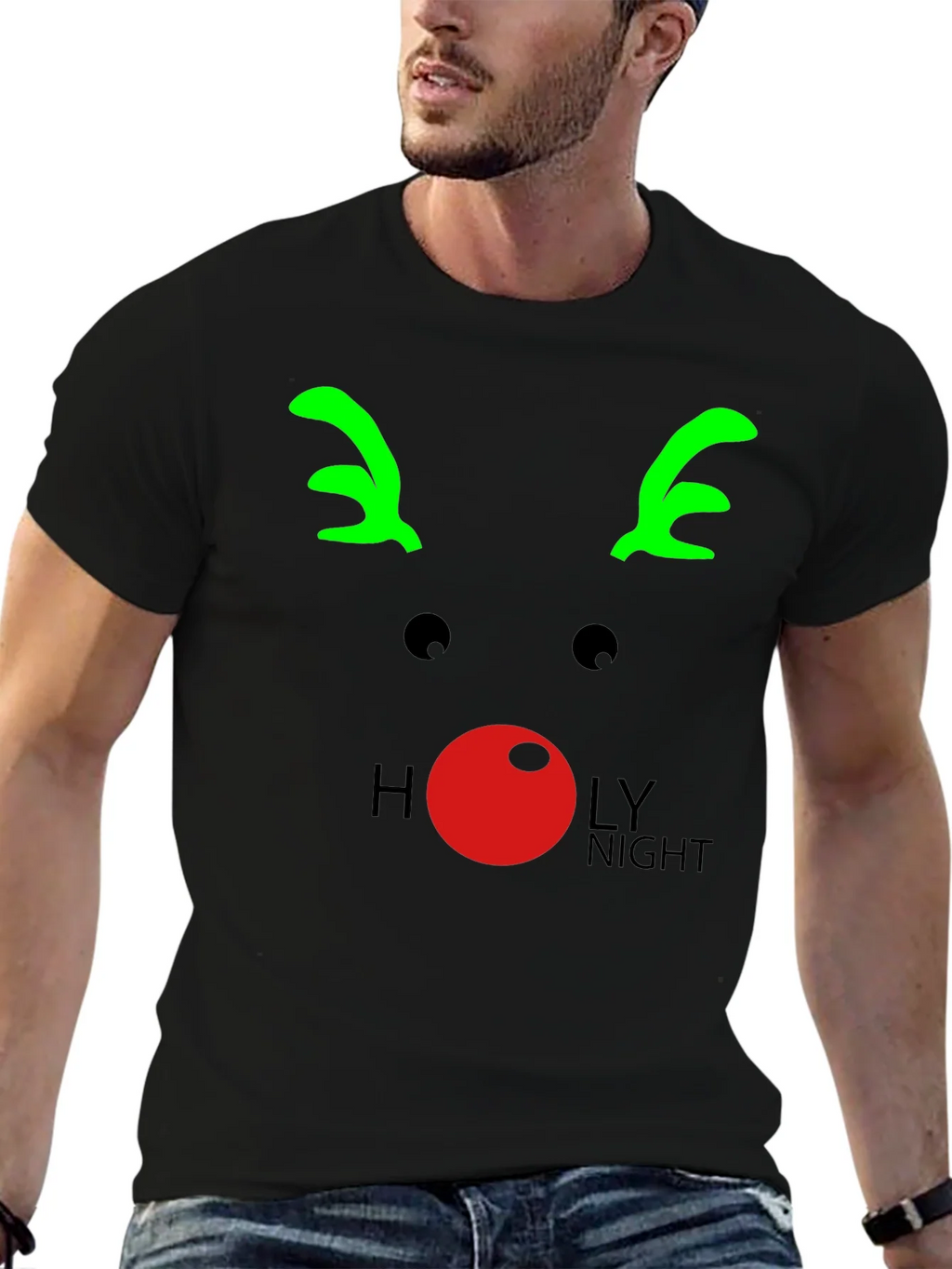Reindeer Holy Night T-Shirt product image 6