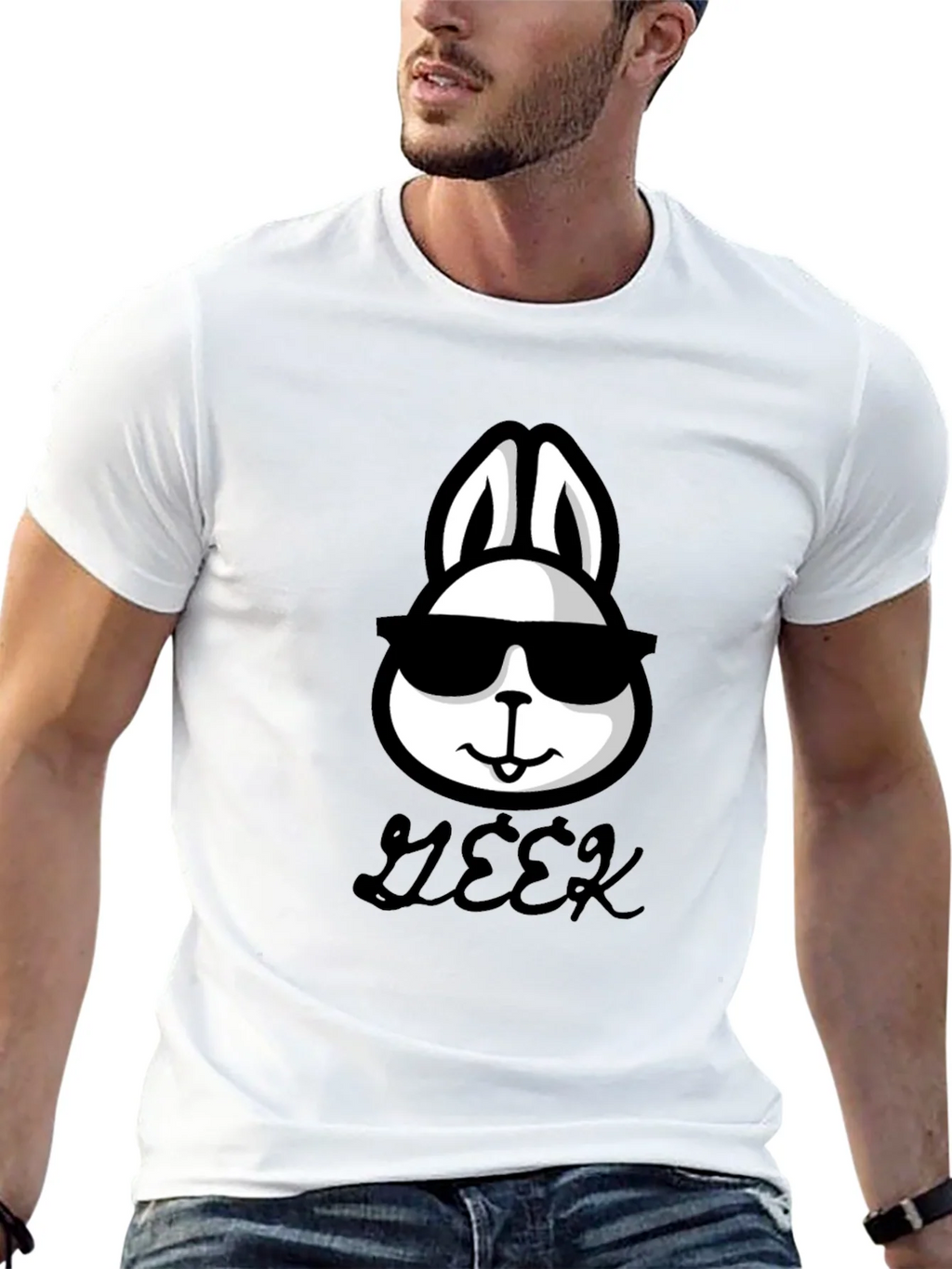 Cool Geek Rabbit T-Shirt - Stylish & Comfortable product image 11