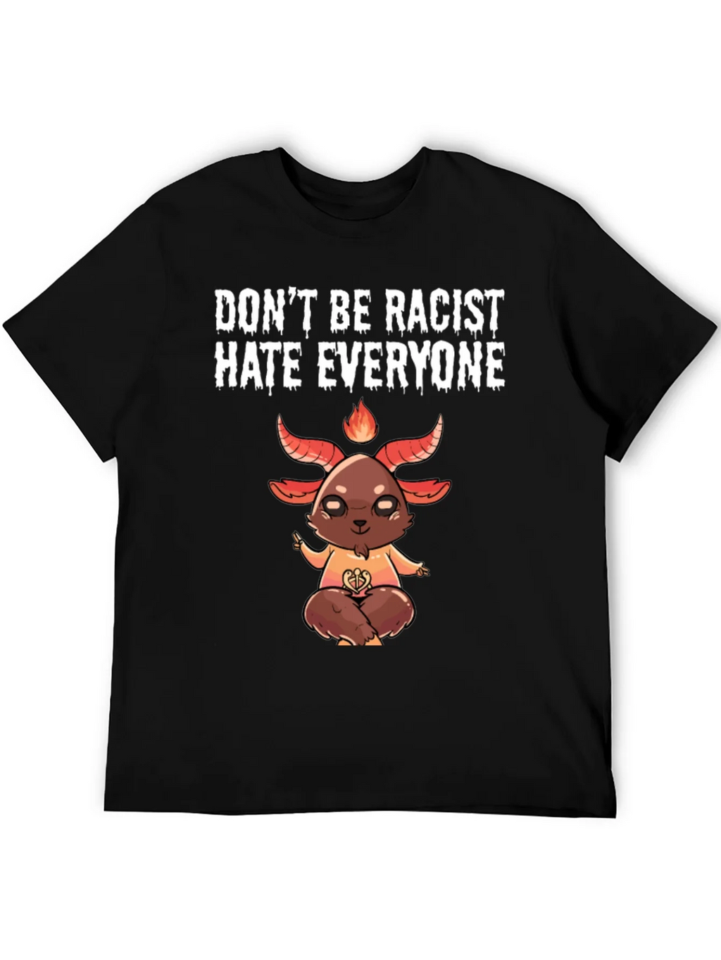 Dont Be Racist Hate Everyone Graphic Tee product image 5