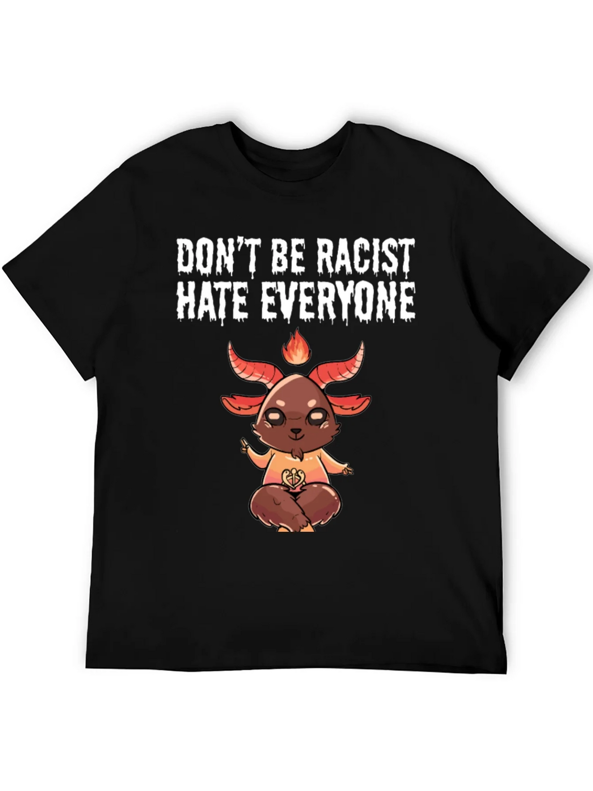 Dont Be Racist Hate Everyone Graphic Tee product image 5
