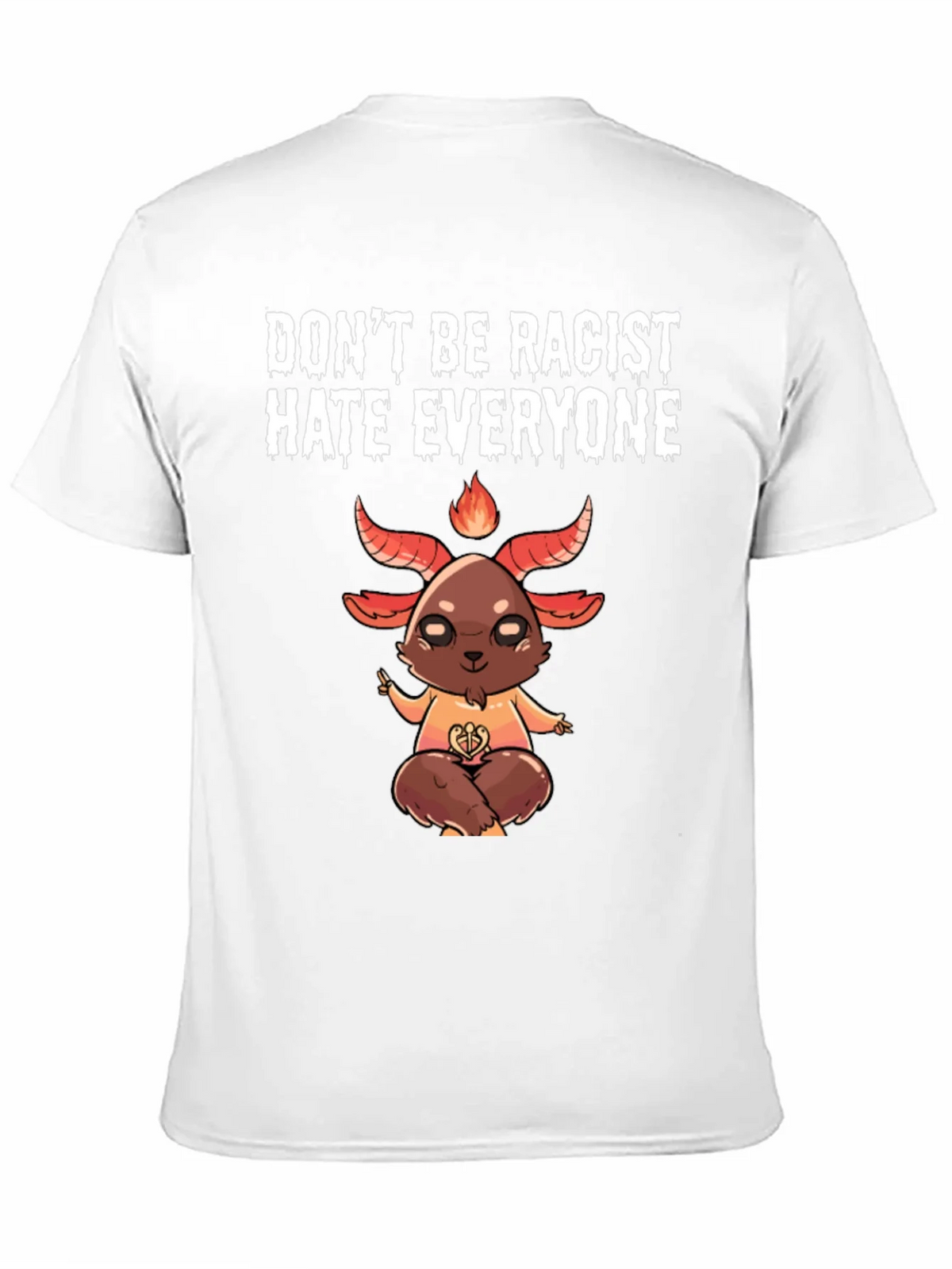 Dont Be Racist Hate Everyone Graphic Tee product image 10