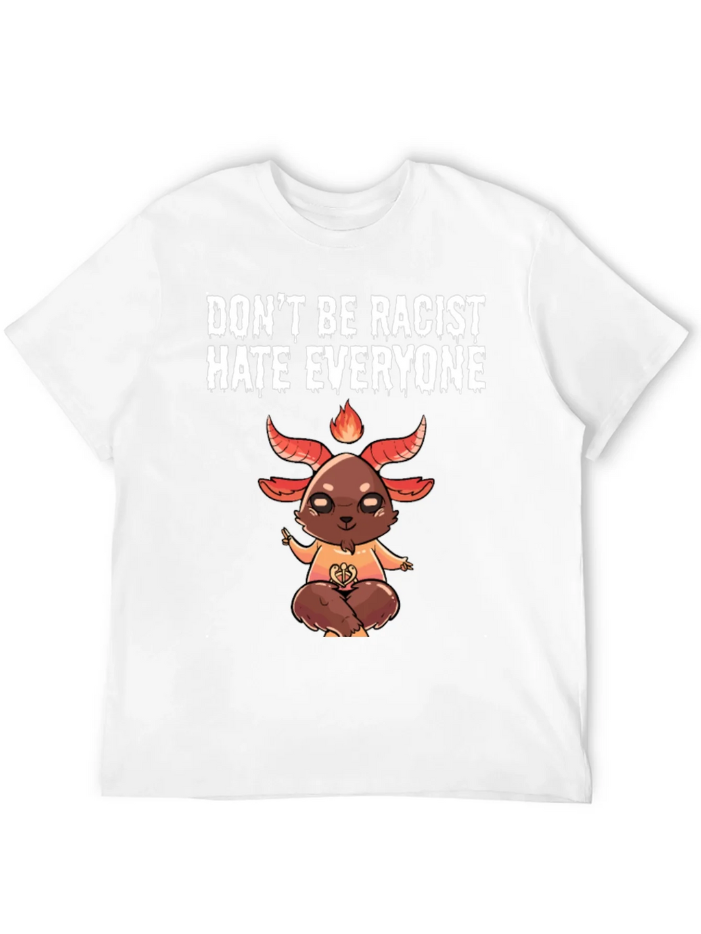 Dont Be Racist Hate Everyone Graphic Tee product image 11
