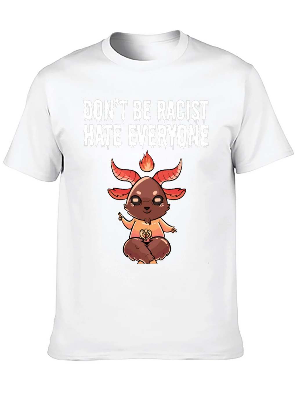 Dont Be Racist Hate Everyone Graphic Tee product image 9