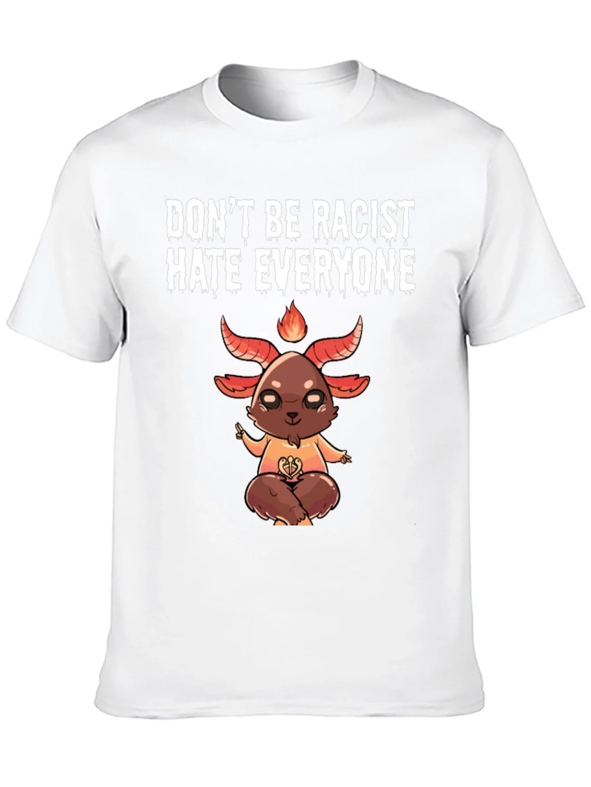 Dont Be Racist Hate Everyone Graphic Tee product image 9