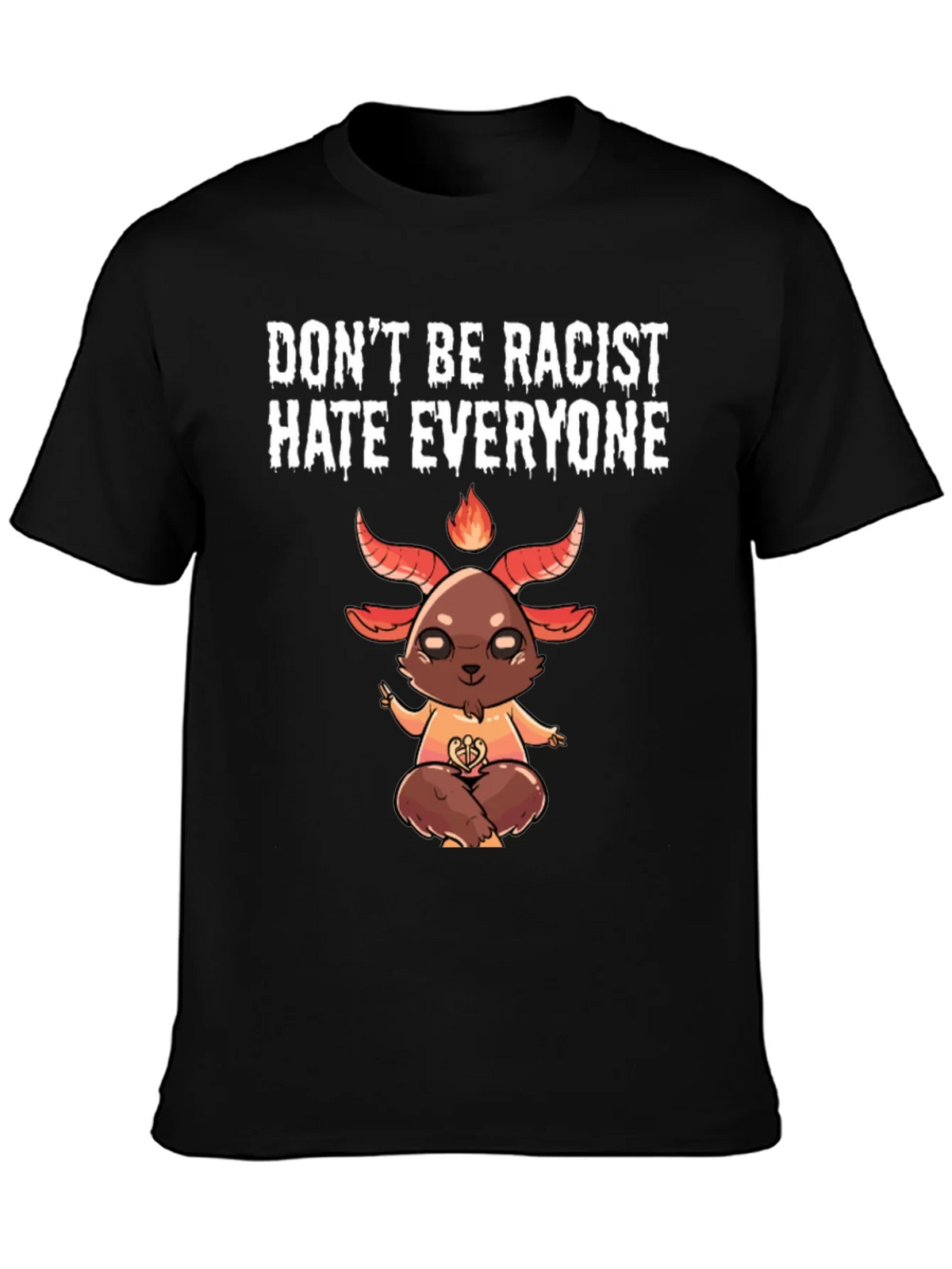 Dont Be Racist Hate Everyone Graphic Tee product image 3