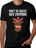 Dont Be Racist Hate Everyone Graphic Tee product image 1