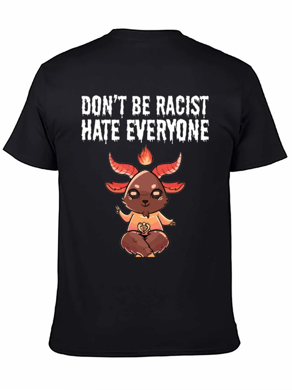 Dont Be Racist Hate Everyone Graphic Tee product image 4