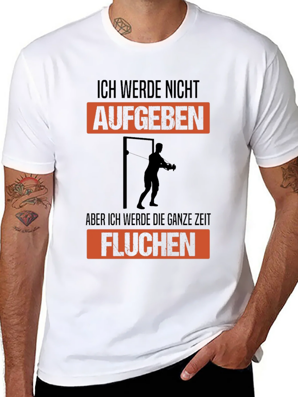 Funny German Workout T-Shirt product image 7
