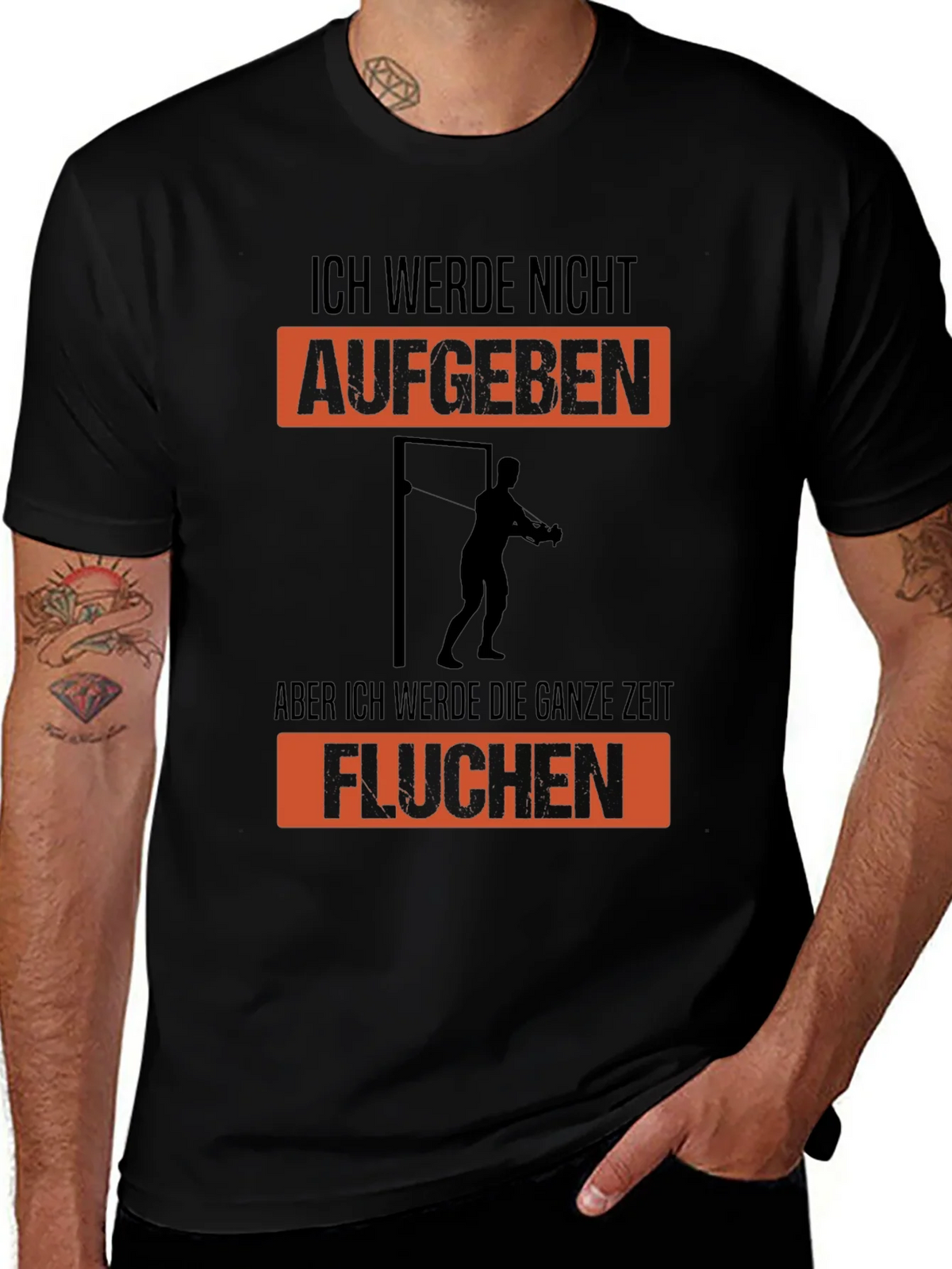 Funny German Workout T-Shirt product image 1