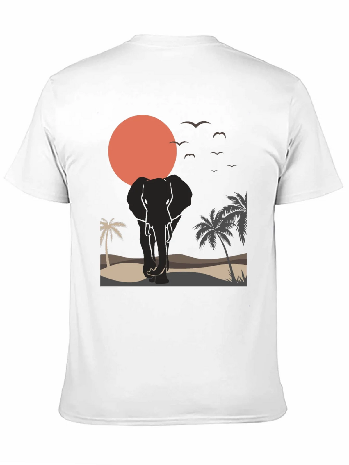 Elephant Sunset Graphic Tee - Wildlife T-Shirt product image 10