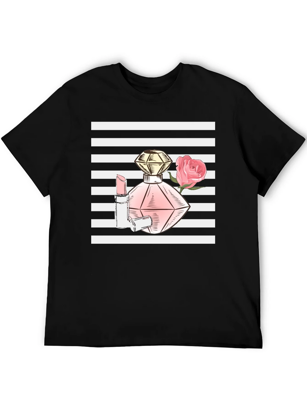 Stylish Black T-Shirt with Fashion Print product image 4