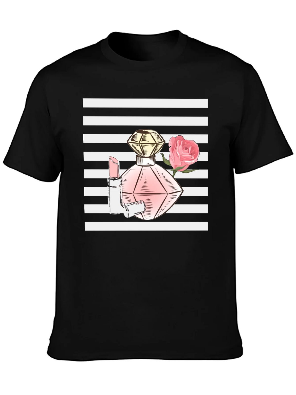 Stylish Black T-Shirt with Fashion Print product image 2