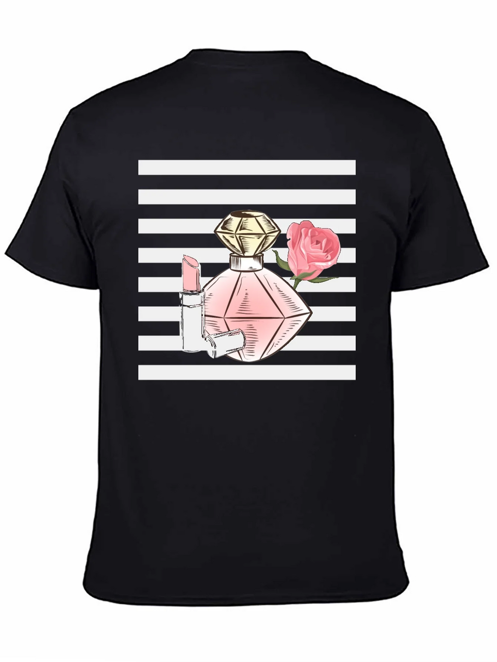 Stylish Black T-Shirt with Fashion Print product image 3