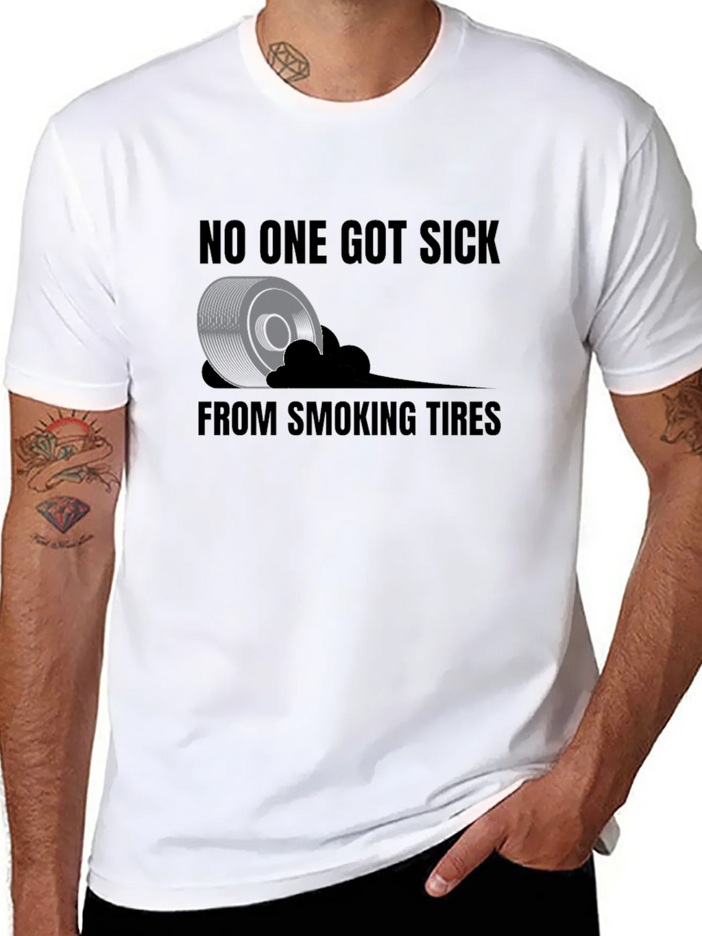 Smoking Tires Graphic Tee product image 7