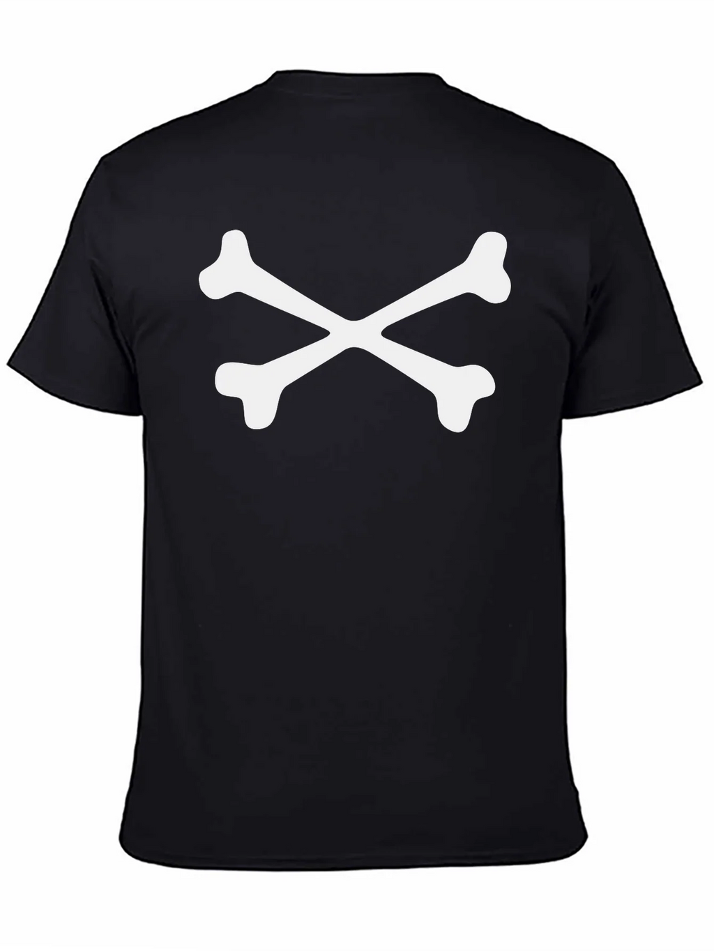 Crossbones Graphic Tee - Bold Black Cotton T-Shirt product image 4