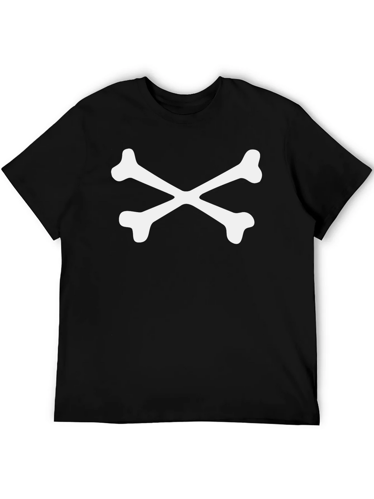 Crossbones Graphic Tee - Bold Black Cotton T-Shirt product image 5