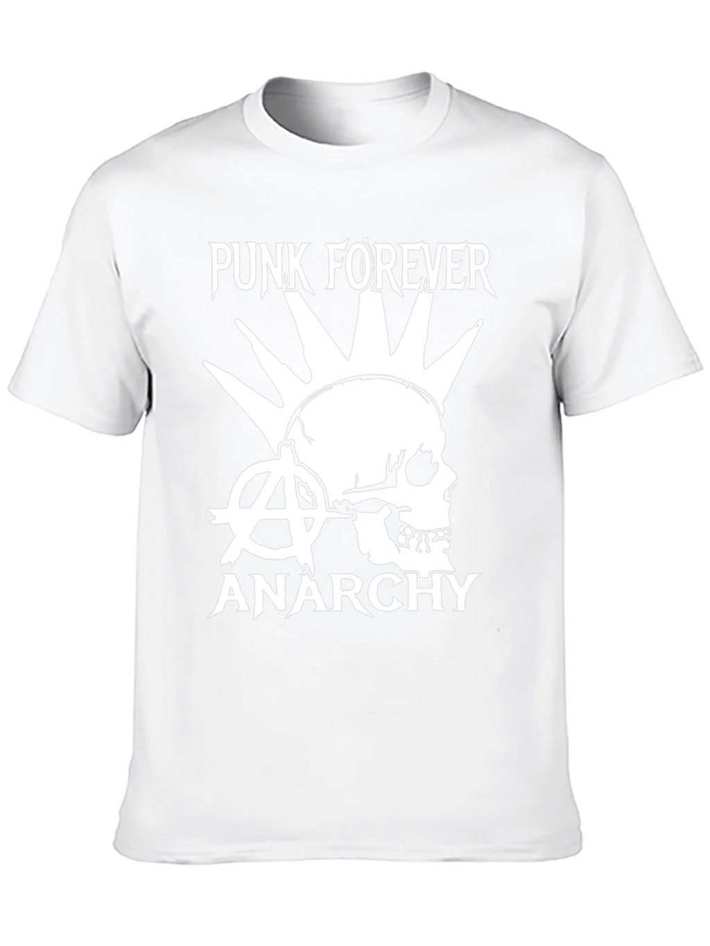 Punk Forever Anarchy Skull Graphic Tee product image 7