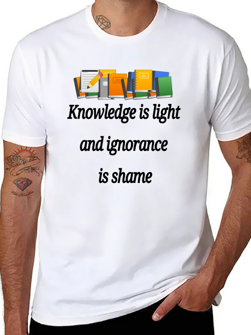 Knowledge is Light T-Shirt product image 6