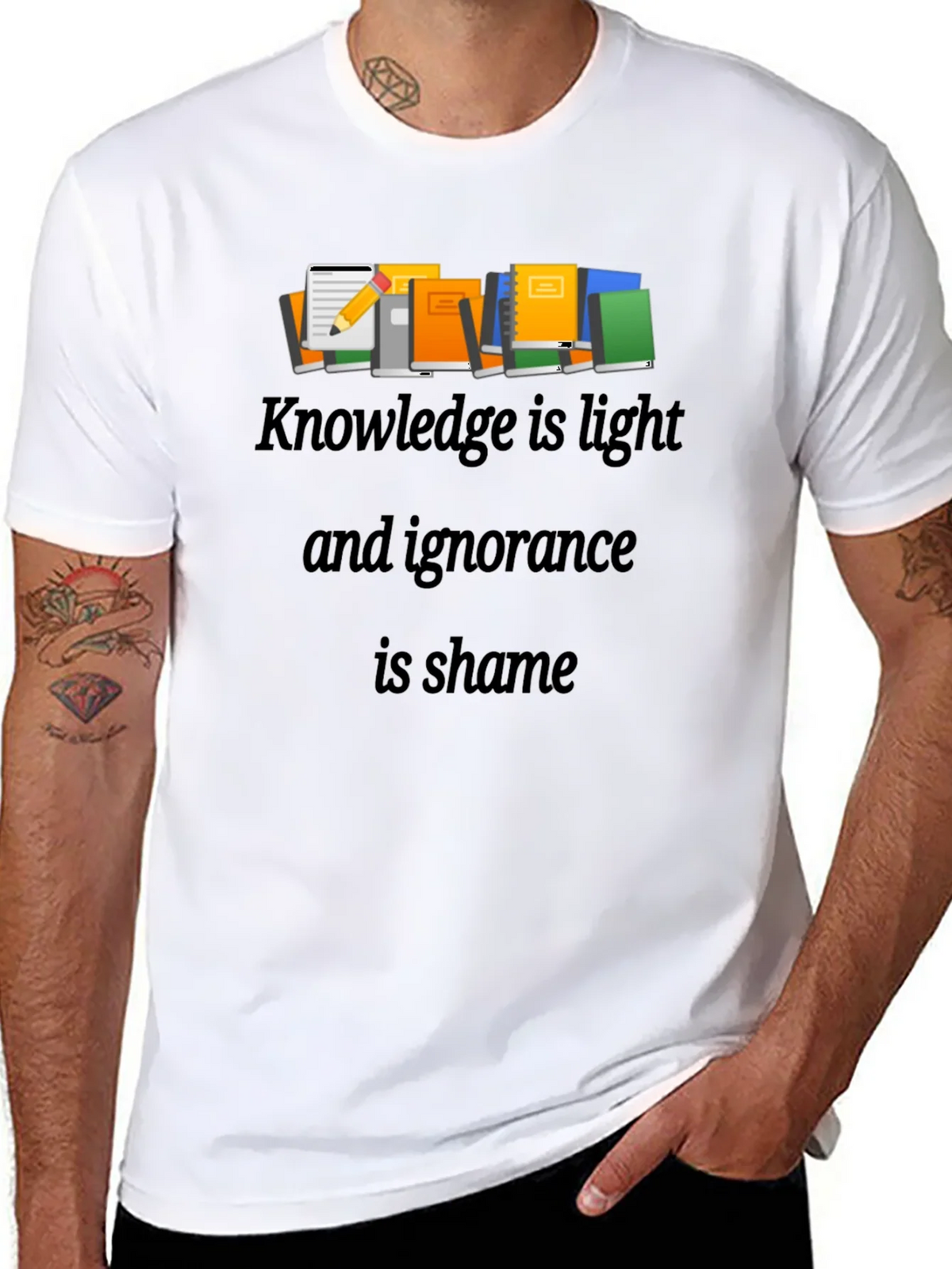 Knowledge is Light T-Shirt product image 6