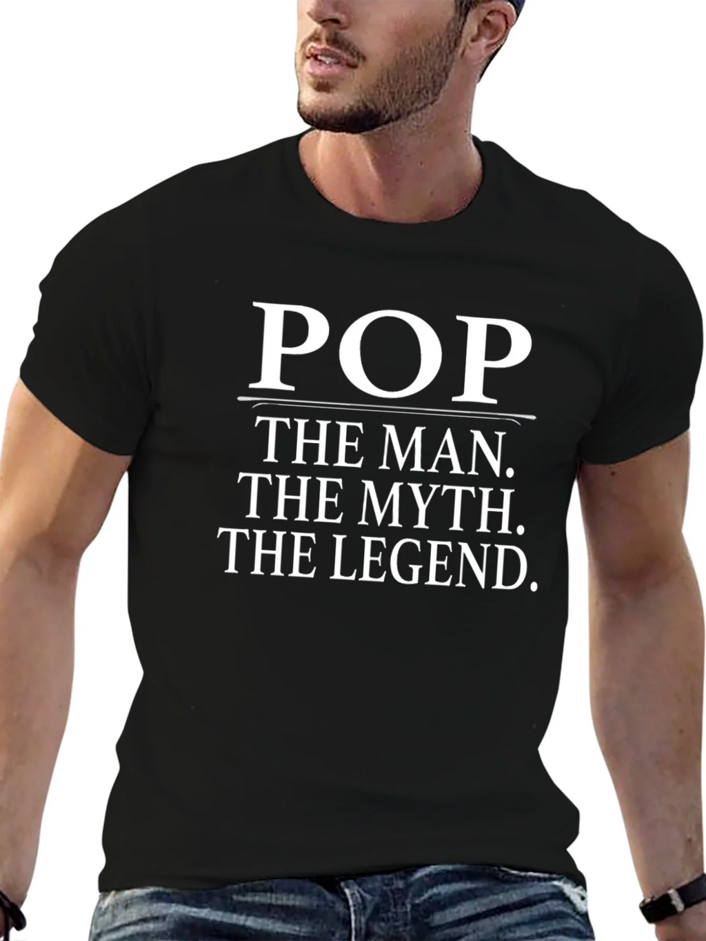 Pop the Man Myth Legend Graphic Tee product image 6