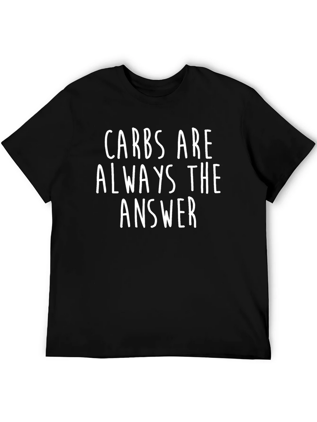 Carbs Are Always The Answer Graphic Tee product image 4