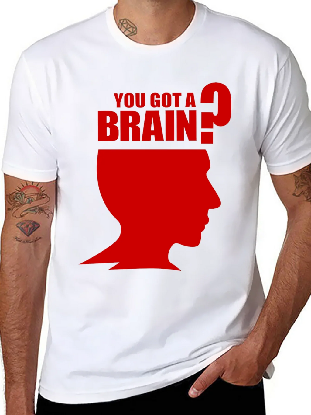 You Got A Brain? T-Shirt - Funny Graphic Tee product image 7