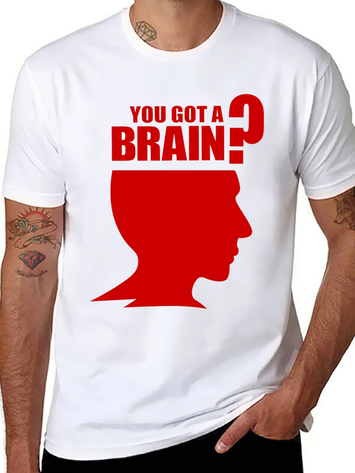 You Got A Brain? T-Shirt - Funny Graphic Tee product image 7