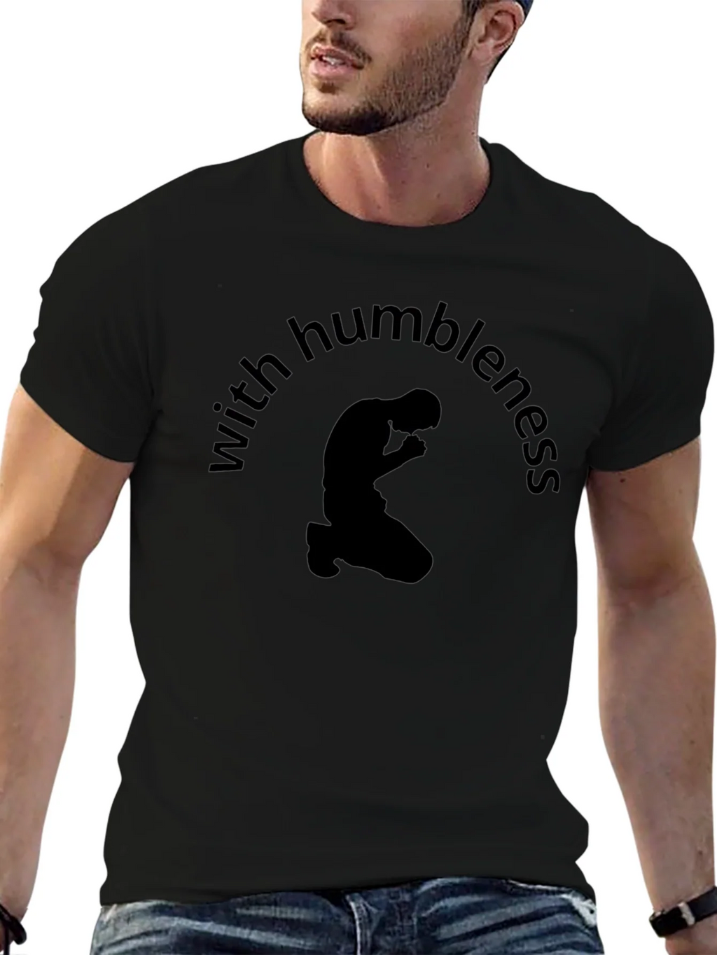 Humbleness Graphic Tee - Mens Black T-Shirt product image 6