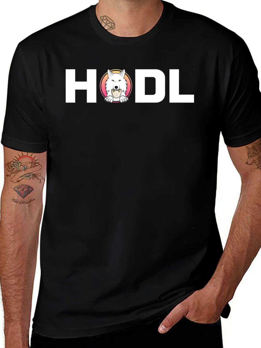 HODL Crypto T-Shirt - Shiba Inu Dog Bitcoin Holder product image 1
