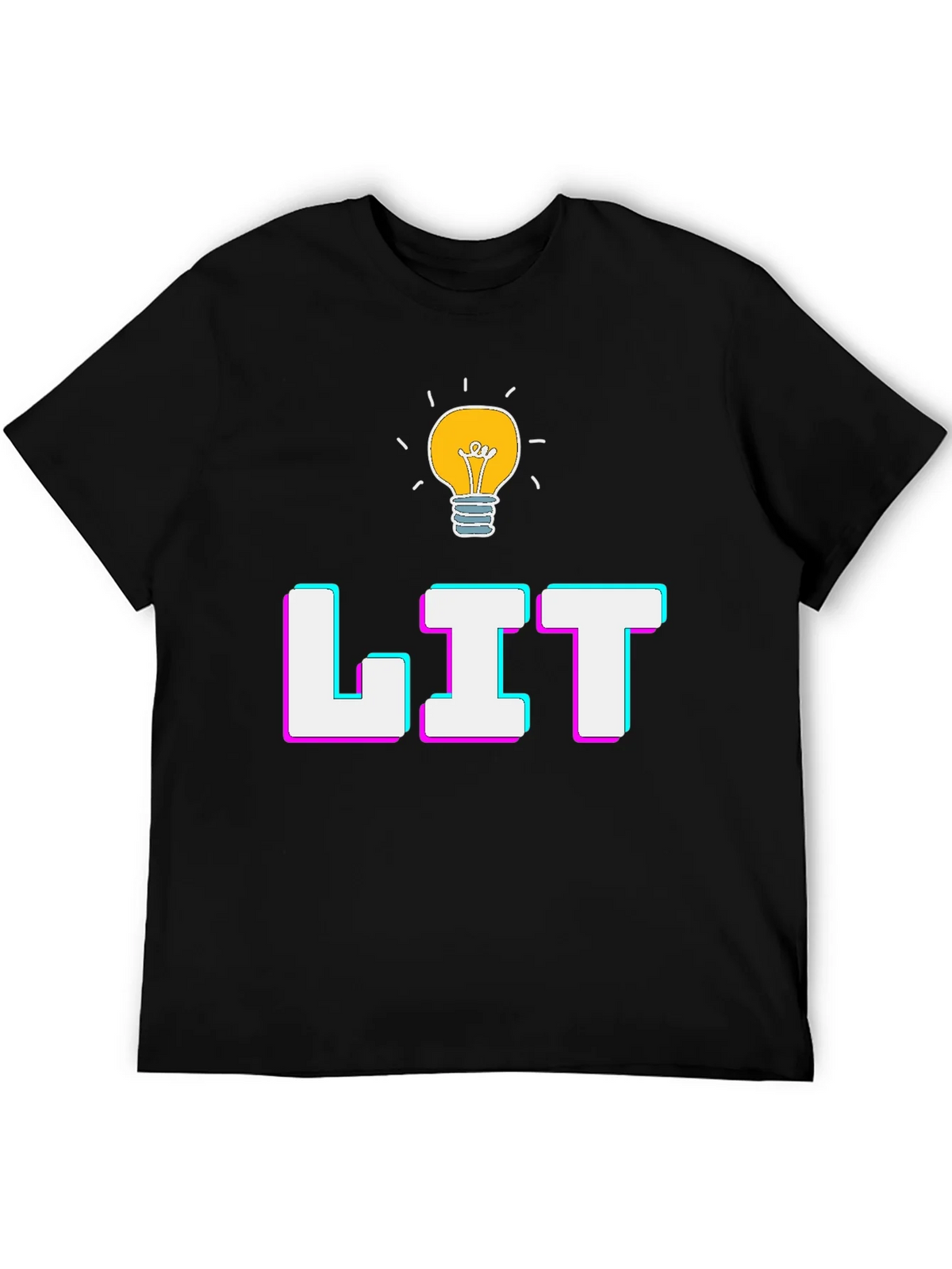 Lit Graphic T-Shirt - Trendy Casual Tee product image 5