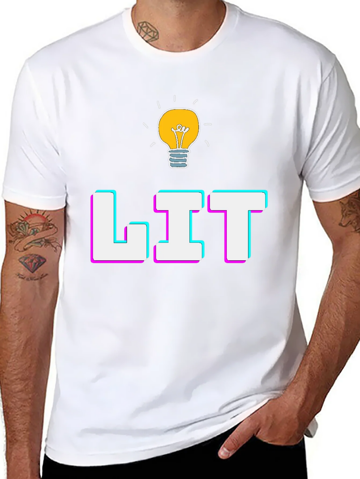 Lit Graphic T-Shirt - Trendy Casual Tee product image 7