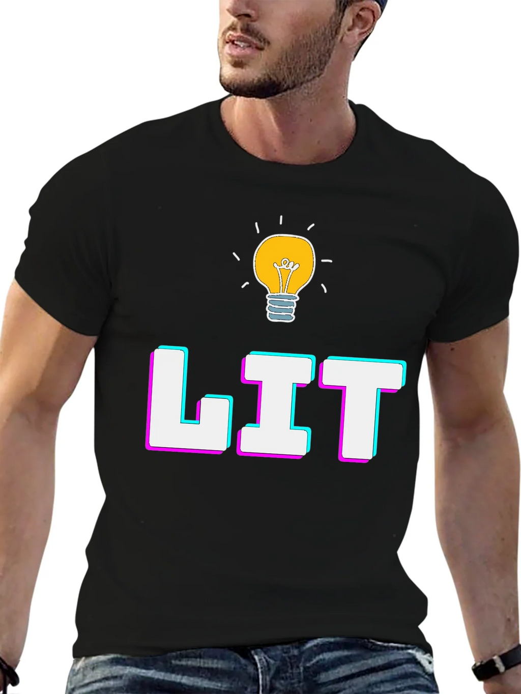 Lit Graphic T-Shirt - Trendy Casual Tee product image 6