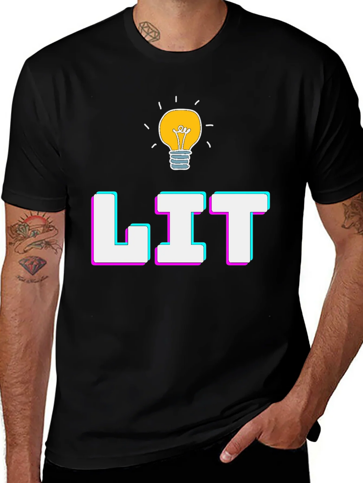Lit Graphic T-Shirt - Trendy Casual Tee product image 1