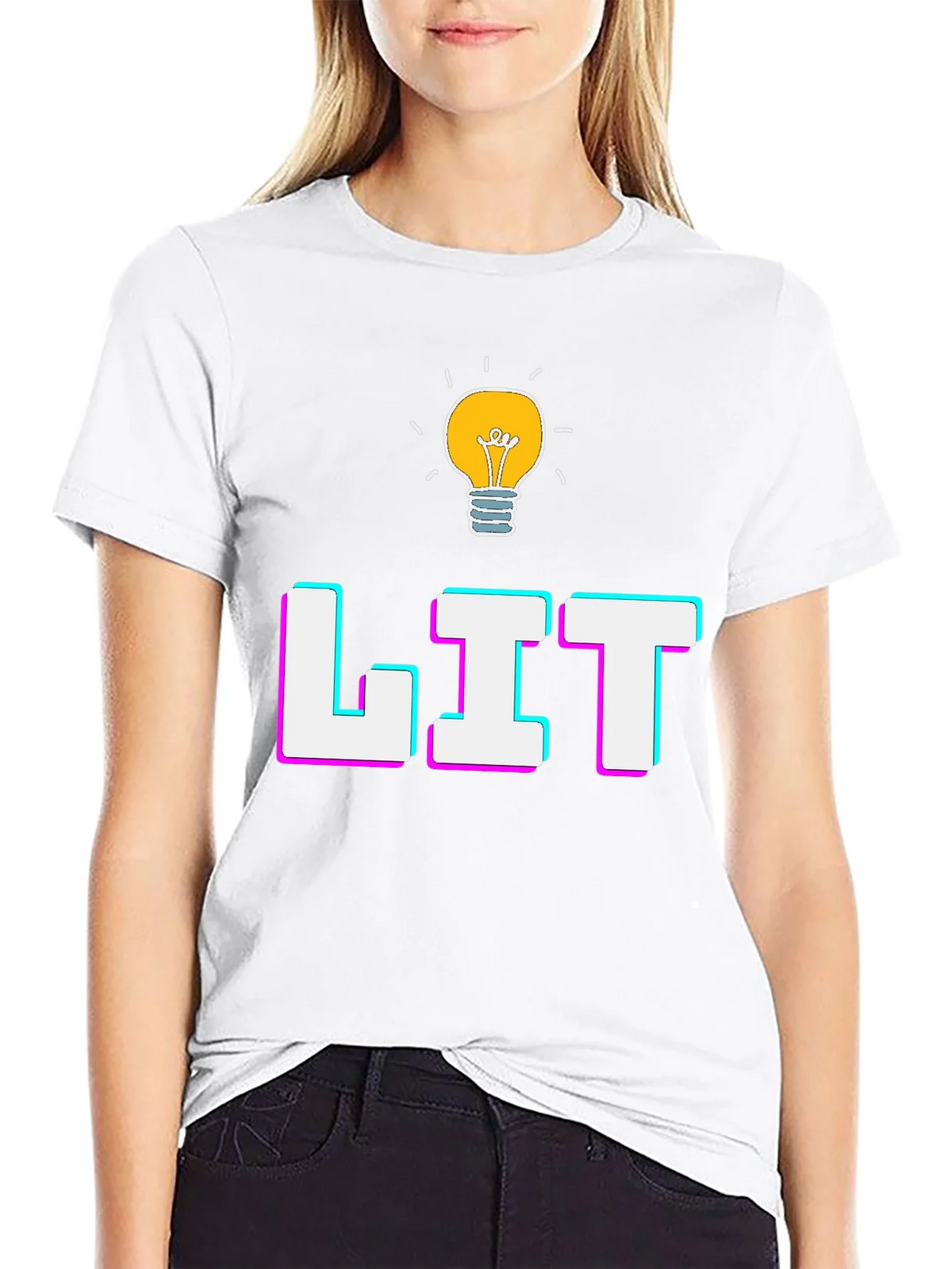 Lit Graphic T-Shirt - Trendy Casual Tee product image 8
