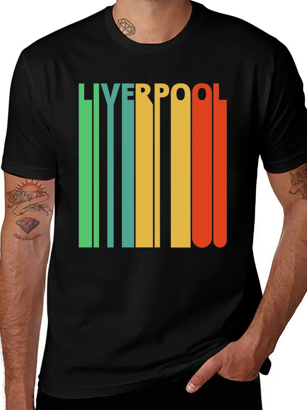 Liverpool Retro Style Graphic T-Shirt product image 1