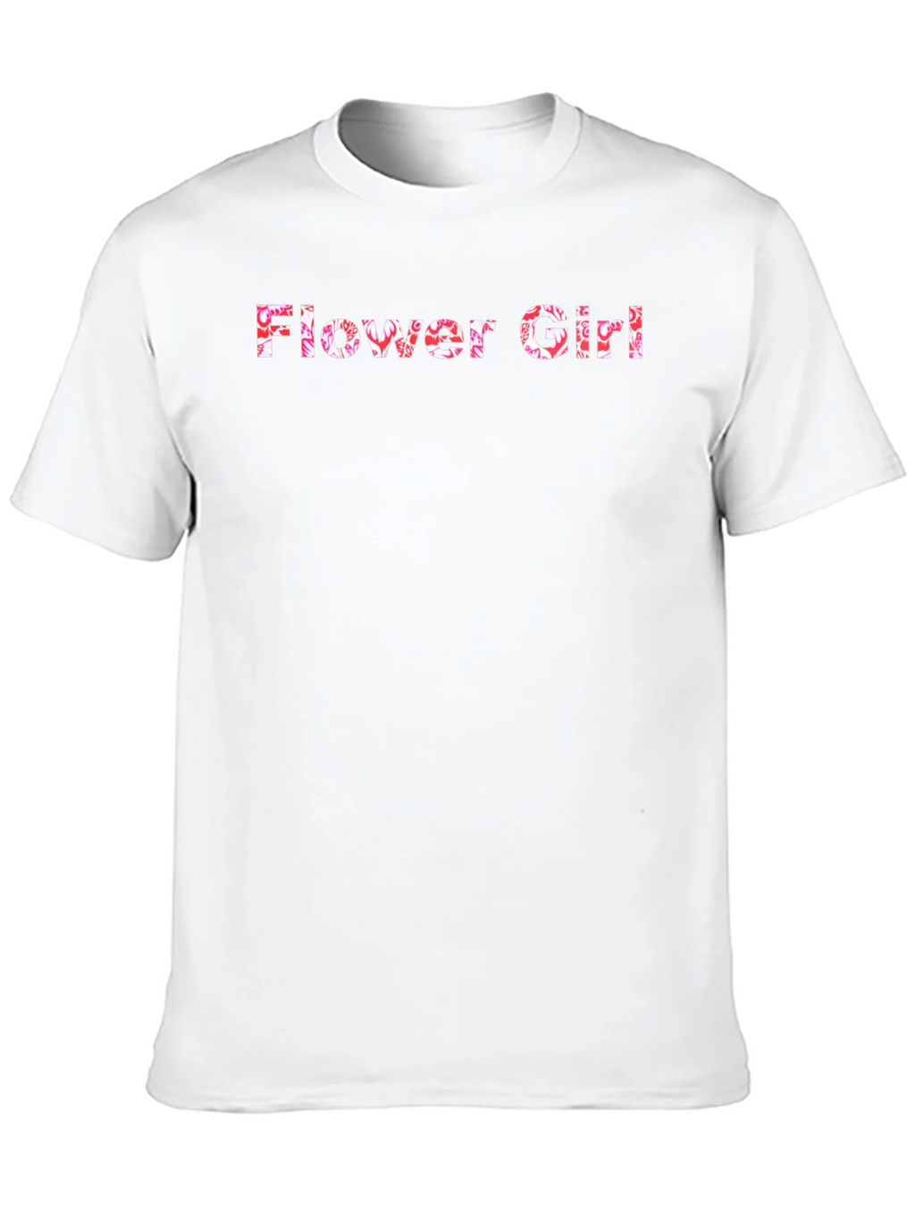 Flower Girl Floral Graphic Black T-Shirt product image 9